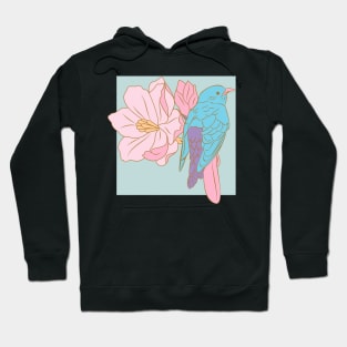 Bird and flowers Hoodie